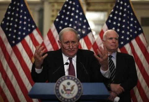 Sens. Carl Levin and John McCain.