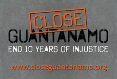 The "Close Guantánamo" logo.